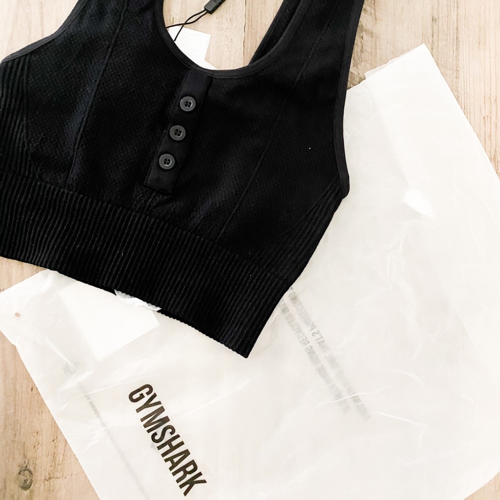 Gymshark Power down Croplette Black